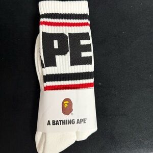 White and Black Casual Socks